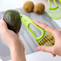 3 In 1 Avocado Slicer Shea Corer Fruit Peeler Cutter Pulp Separator Plastic Kitchen Vegetable Tools Home Accessory