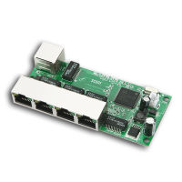 Full Gigabit Switch Module Mini 345 Port Reverse POE Power Supply Ethernet Industrial Grade PCB Bare Motherboard