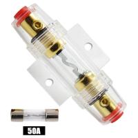 AGU 4 8 AWG Gauge Fuse Holder IN LINE Car Audio Circuit Breaker AMP Amplifier 30 100A