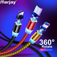 【Super Like】 Marjay แม่เหล็กไมโครสาย USB สำหรับ iPhone ซัมซุง Android อย่างรวดเร็วชาร์จแม่เหล็กชาร์จ USB Type C เคเบิ้ลโทรศัพท์มือถือสายไฟลวด