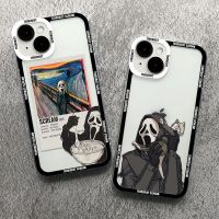 Ghostface Horror Scream Art Phone Case for iPhone 14 13 12 11 Pro Max Mini 7 8 Plus SE X XS MAX XR Cover Shockproof Shell Fundas Phone Cases