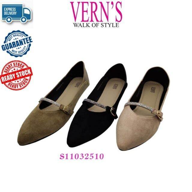 VERN'S Ladies Flat Pointed Pumps S11032510 RM49.99 Lazada