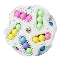 Rotating Bean Toy Bean Rotating Cube Fingertip Fidget Puzzle Toy Spinner Sensory Toys Smooth And Safe Bean Rotating Puzzle Toy For Kids And Teens forceful