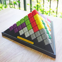 Little Cute Egg Inligent Pyramid Three-Dimensional Inligence Magic Beads Board Game Children Tetris Educational Toys