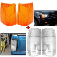 ฝาไฟมุม สีส้ม + ฝาไฟท้าย ฝาใส สำหรับ มาสด้า แม็กนั่ม MAZDA MAGNAM B2000 B2200 B2600 1985 - 1998  ข้างซ้าย + ขวา จำนวน 4 ชิ้น