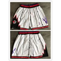 【10 Styles】Nba Shortstoronto Raptors White Basketball Shorts