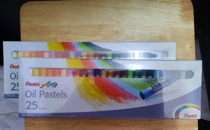 pentel-สีชอล์ค-25-สี