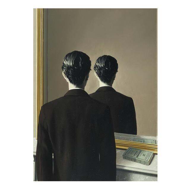 ลูกชายของมนุษย์โดย-rene-magritte-จิตรกรรมฝาผนังภาพผ้าใบสำหรับห้องนั่งเล่นพิมพ์ภาพพิมพ์และโปสเตอร์ตกแต่ง