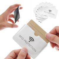 10Pcs Anti Rfid ID Card Holder Laser Aluminium Wallet  Blocking Reader Lock Anti-theft Bank Card Case Credit Cards Covers Card Holders