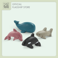 PlanToys SEA LIFE SET	ของเล่นไม้ชุดตุ๊กตาสัตว์ทะเลของเล่นเด็กของเล่นเด็ก 12 เดือน