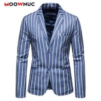 ZZOOI Autumn Spring Casual Blazers for Men 2022 Suits Fashion New Coats Solid Wedding Brand MOOWNUC Bridegrooms Costume  Prom Party