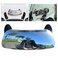 Wide Angle Rearview Mirror Anti-fog Blind Spot 180 Degree ABS+Chrome Car Parts Clear Mirror Parabolic Rearview Mirrors