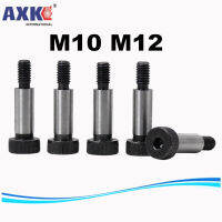 AXK M12 5ชิ้นความแม่นยำสูงแบริ่งลูกกลิ้งหกเหลี่ยมซ็อกเก็ตหัวไหล่สกรูเสียบสกรูเพลาไหล่จำกัดสายฟ้า