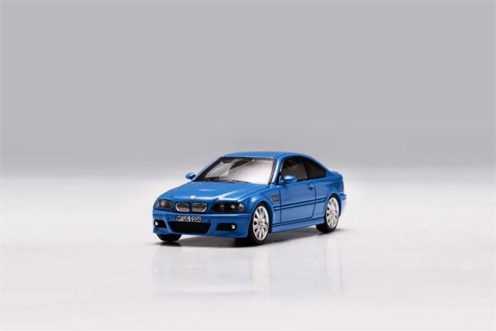 stance-hunters-x-street-weapon-1-64-e46-m3-csl-blue-silver-diecast-model-car