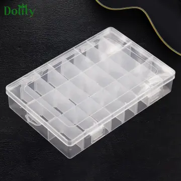 42 Grids Clear Plastic Organizer Box Axis Sewing Threads Box Transparent  Needle Wire Storage Organizer Containers for Spools Home Embroidery &  Sewing Thread Transparent : Arts, Crafts & Sewing, Thread Storage Box