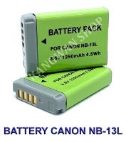 (แพ็คคู่2ชิ้น) NB-13L / NB13L แบตเตอรี่สำหรับกล้องแคนนอน Camera Battery For Canon PowerShot G1 X Mark III,G7 X,G7 X Mark II,G9 X,SX720 HS,SX730 HS,SX740 HS BY JAVA STORE