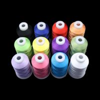 【CC】 Poolin Rayon Embroidery Thread 120D/2 4000yad/3658m Colors Suitable for Homeuse Machine Small Set