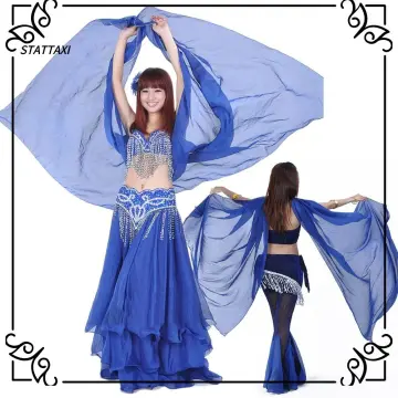 Belly Dance Costume Sequins Tassels Wrap Fringes Hip Scarf with Gold C –  Dancers World
