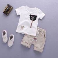 IENENS Summer 2PC Kids Baby Boys Clothes Clothing Sets Infant Boy T-shirt + Pants Outfits Suits Children Wears Toddler Tee Shirt Shorts Tracksuits 1 2 3 4 Years