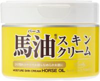 ครีมน้ำมันม้า Loshi Horse Oil Moisture Skin Cream 220g.มอยเจอร์ไรเซอร์บำรงผิวแห้งไว