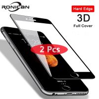 2Pcs 3D Full Cover Tempered Glass for iPhone 8 7 6 6s Plus 5 5s SE Screen Protector On iPhone X XS 11 12 Pro Max XR 12 mini Film