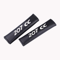 2Pcs PU Fashion Car Seat Belt Cover Car Seat belt shoulder Pads for Peugeot 207 CC