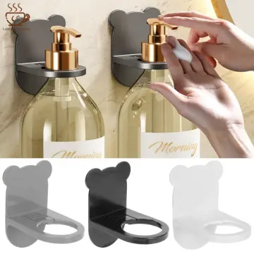 Wall Hanger Soap Bottle Holder Self-Adhesive Free of Punch Shampoo