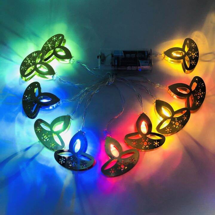 Diwali Light LED AUM OM Swastika Lakshmi Ganesha String Light Indian