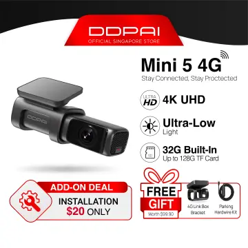 DDPAI Dash Cam Mini 5 4K 2160P HD DVR Car Camera Hidden Android Wifi Auto  Drive Vehicle Video Recorder