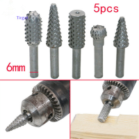 ?【Lowest price】Tirgat 5pcs hss งานไม้ rasp chisel รูปหมุนนูนเครื่องมือบดไฟฟ้า