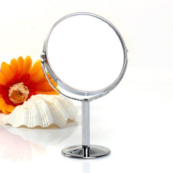 beauty-makeup-mirror-double-sided-normal-magnifying-stand-mirror-vanity-cosmetic-mirror-for-tabletop-bathroom-bedroom-travel-mirrors