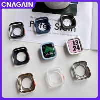 เคสนิ่มเคสสำหรับ Apple Watch CNAGAIN 45มม. 41มม. 44มม. 40มม. สำหรับ IWatch Series 8 7 6 5 4 SE ฝาครอบสมาร์ทวอท์ชตัวป้องกันกรอบกันกระแทก TPU