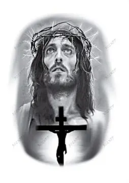 2X Jesus Christ Cross Tattoo  Black Cross Tattoo 2 Temporary Tattoos   Amazon Canada