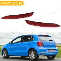 Car Rear Brake Light Bumper Reflector Tail Lights For VW POLO 2014 2015 2016 2017 6RD945105B 6RD945106B