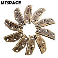 MTSPACE 10pcs/Set 30mm x22mm Door Butt Hinges Alloy rotated from 0 degrees to 280 degrees Antique Bronze Tool Parts