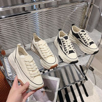 LYSBAG ✨（ส่งจากไทย）✨Canvas Shoes รองเท้าผู้หญิงแฟชั่นหญิงยอดนิยมของผู้หญิงรองเท้าผ้าใบลำลองผู้หญิง รองเท้าผ้าใบ สไตล์เกาหลี