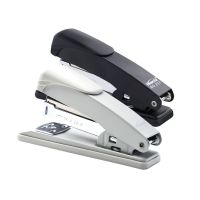 1 Pcs White/Black Simple Stapler For Office Or Desk Staplers Punches