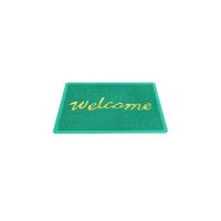 AjuShop-GRAFFE พรมเช็ดเท้าดักฝุ่น WELCOME รุ่น CARA-GN ขนาด 40x60x1.2 ซม. สีเขียว