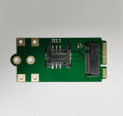 NGFF to Mini Pcie Adapter with SIM card slot M.2 to PCIE transfer card For 3G 4G LTE 5G module EM20 -G EM12-G EM06 RM500Q