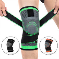 Q Fashion Summer Outdoor Sports Knitted Knee Pad Non-Slip Fitness Tennis KneeSleeve Running Bandage Compression Riding Protector