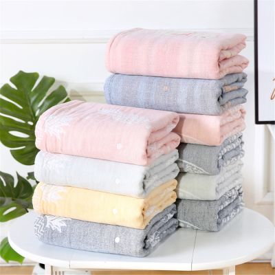 【jw】☞◘  Cusack Four-layer Cotton Gauze Children Luxury 70x140 for Kids Adults 23 Shipping