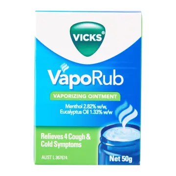 VICKS VapoRub Vaporizing Ointment 50g, Cough, Cold & Flu