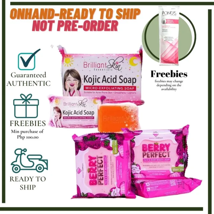 Brilliant Kojic Soap Perfect Formula Berry Soap Face and Body Beauty Soap Lazada PH