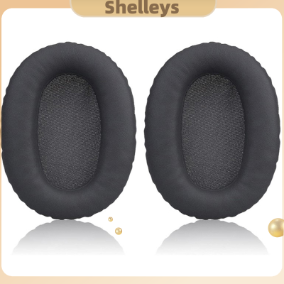 Shelleys เบาะที่ครอบหูสำหรับ Sony WH-CH700N MDR-ZX770BN ZX780DC แผ่นรองหูฟังหนังเทียมนุ่มฟองน้ำความจำที่ครอบหูโฟมหุ้ม