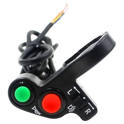 Motorcycle Handlebar Switch Electric Bike Scooter Horn Turn Signals On/Off Button Light Switch
