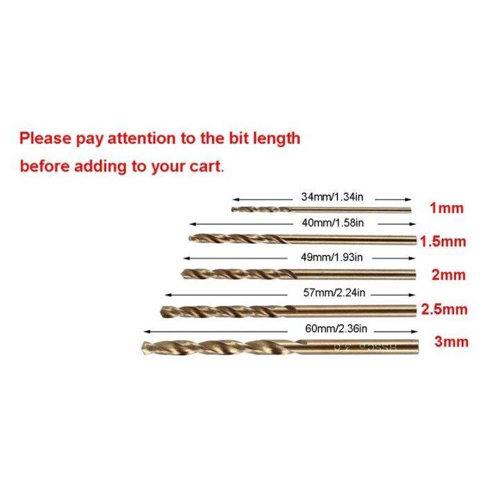 50ชิ้นเครื่องมือเจาะ-m35ชุดดอกสว่านชุดบิต1-m-ชุดสว่าน-hss-co-สำหรับเจาะบนเหล็กกล้าเหล็กหล่อเหล็กสแตนเลส