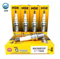 แท้!!! หัวเทียน NGK BKR6EGP 7092 G-POWER PLATINUM （1ชุด4หัว）