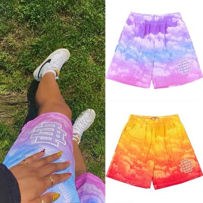 Eric Emanuel EE Mens Mesh Breathable Quick drying Shorts Fitness Running Shorts INS Fashion Unisex Casual Beach Pants