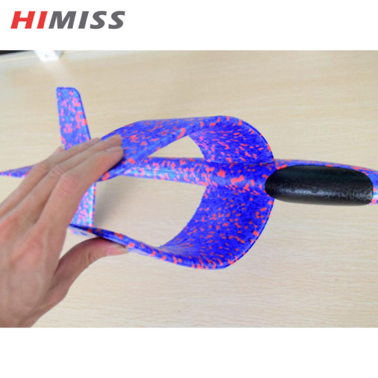 Himiss máy bay ném tay bằng xốp 48cm điều khiển từ xa máy bay tàu lượn - ảnh sản phẩm 7