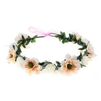 Crown Headdress Girl Baby Wedding Garland Floral Headpiece Hair Accessories Flowers Crown